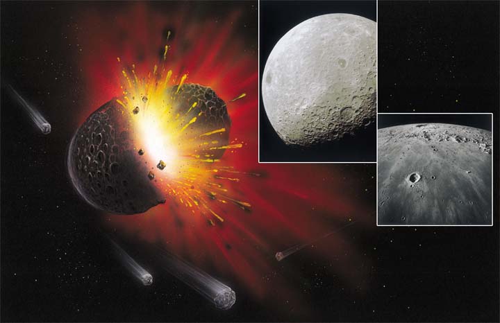 衝突する微惑星
